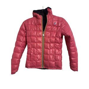 K Way‎ Youth Reversable Hooded Puffer Jacket Size (12 Years)